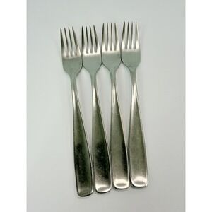 4 Dinner Forks WMF LINE Stainless Germany Triangle Mark 7 5/8"